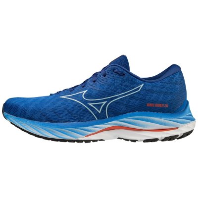 Zapatillas Para Correr Mizuno WAVE Rider 26 Hombre - Azules / Rojos - Chile M268NBEMID